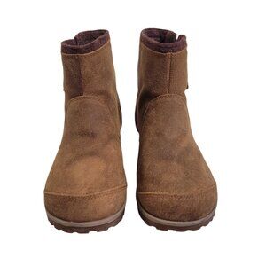 SOREL Meadow Zip Waterproof Suede Boots Brown